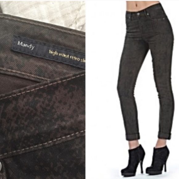 Citizens of Humanity Mandy highwaist olive jeans - Picture 6 of 8